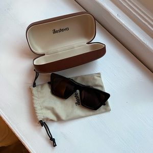 Black Illestiva Lisbon Sunglasses
